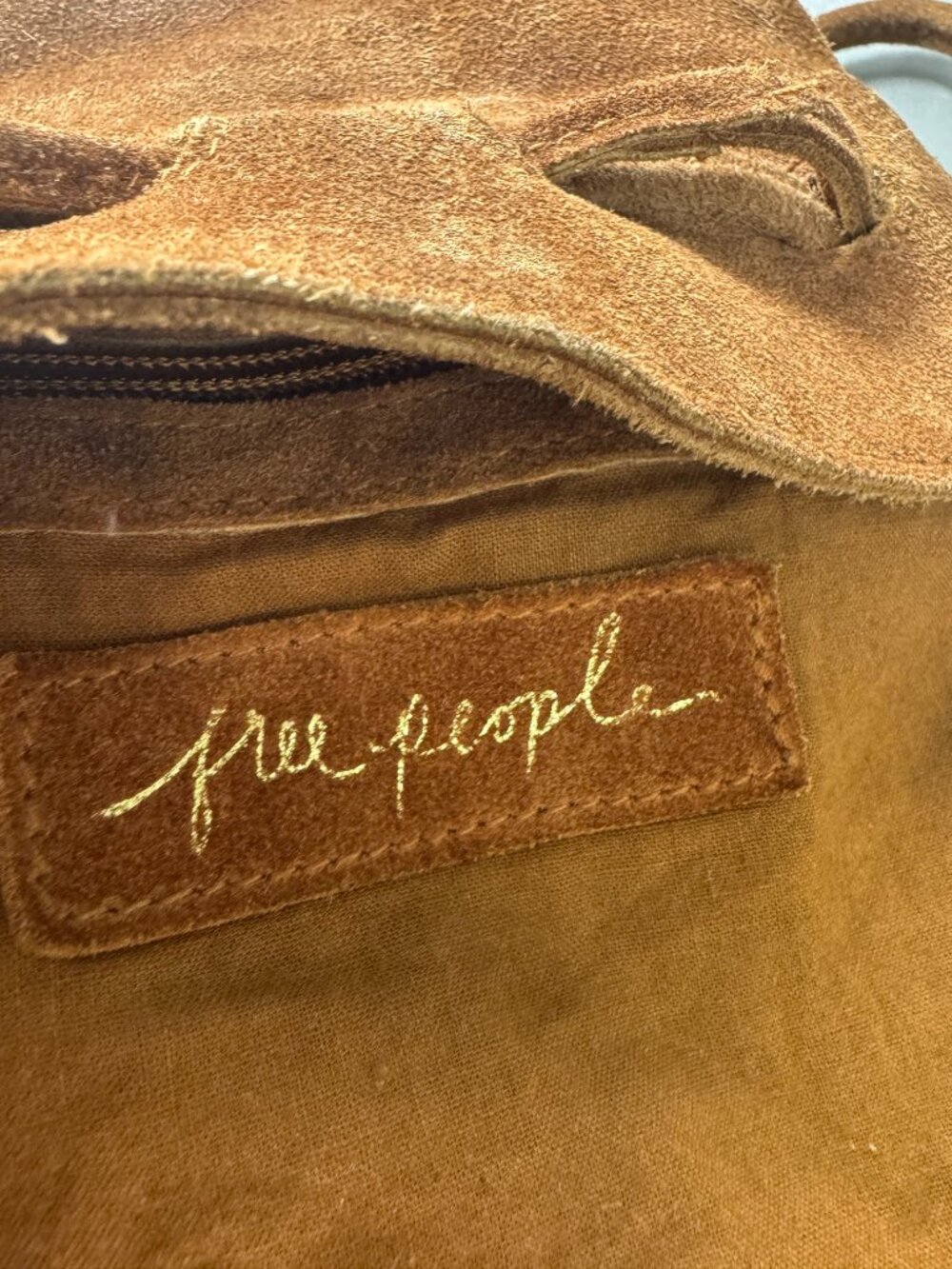 Free People Billie Suede Crossbody, Brown - Picture 11 of 16